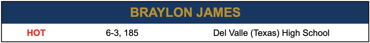 Braylon James Hot Board